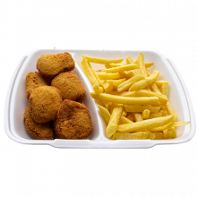 Chicken Nuggets mit Beilage